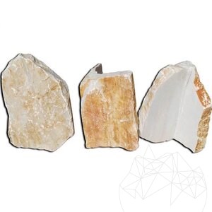 Rock Face Pepem Polygonal Marble (Corner Piece)